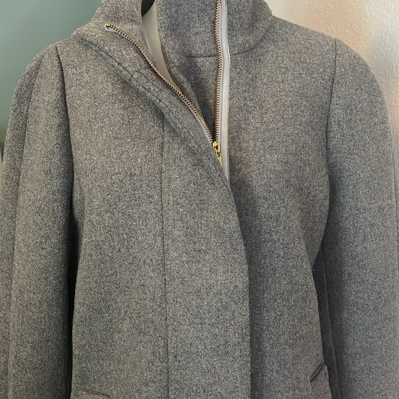JCrew Factory Mercantile City Wool Coat Grey Size 4 - Picture 2 of 16